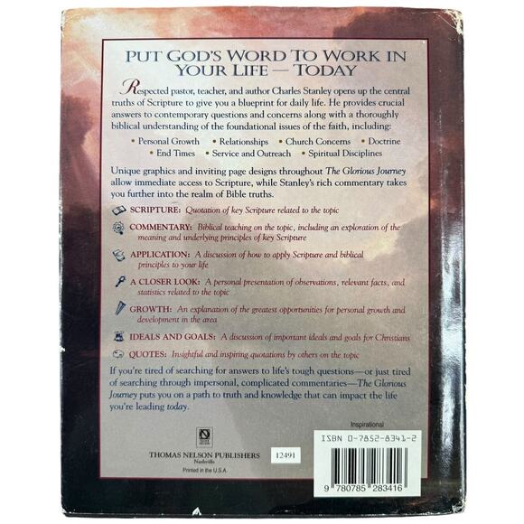 The Glorious Journey by Charles Stanley (Hardcover) - Picture 2 of 7
